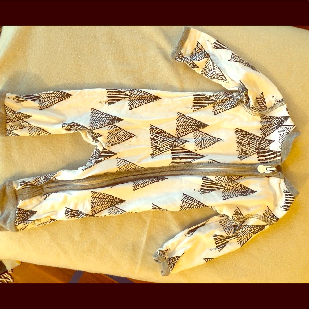 Footies Newborn Burt Bees, zipper